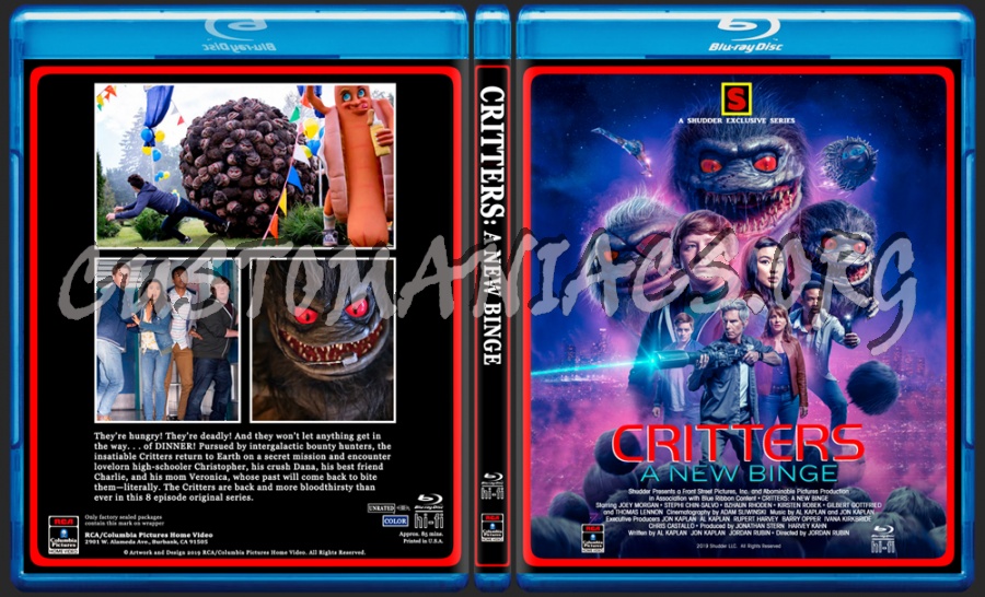 Critters - A New Binge blu-ray cover