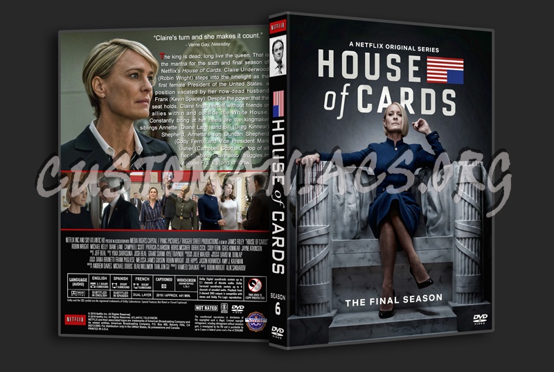 House of Cards - Season 6 dvd cover