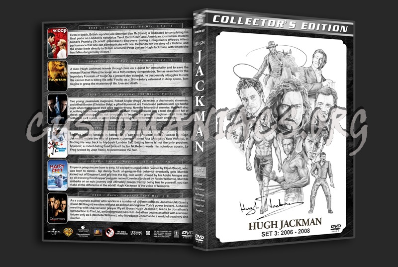 Hugh Jackman Filmography - Set 3 (2006-2008) dvd cover