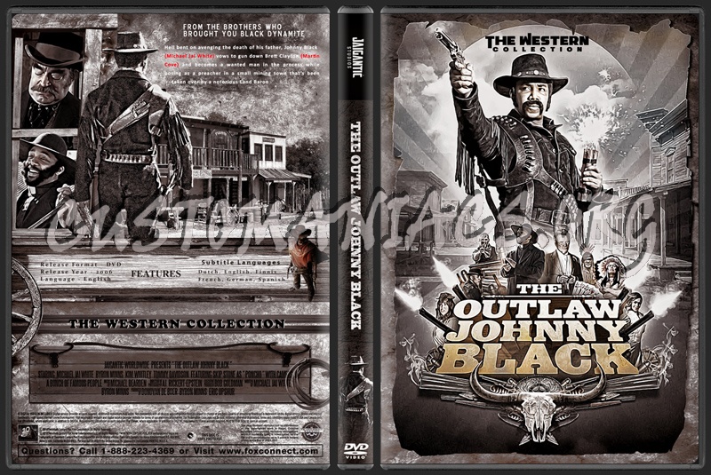 The Outlaw Johnny Black dvd cover