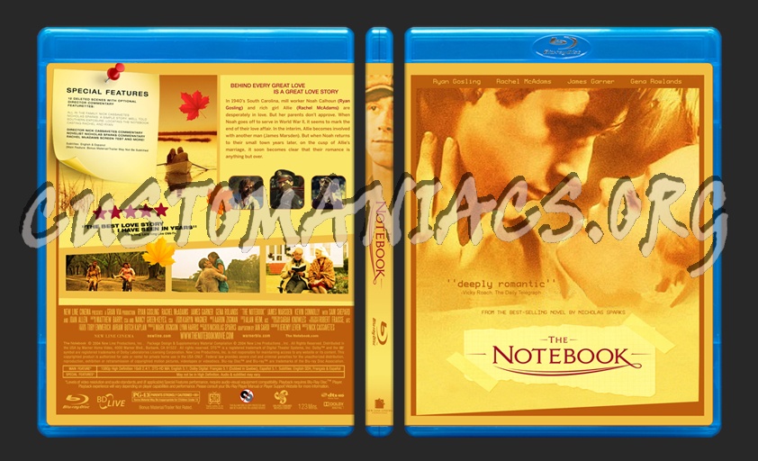 The Notebook dvd cover