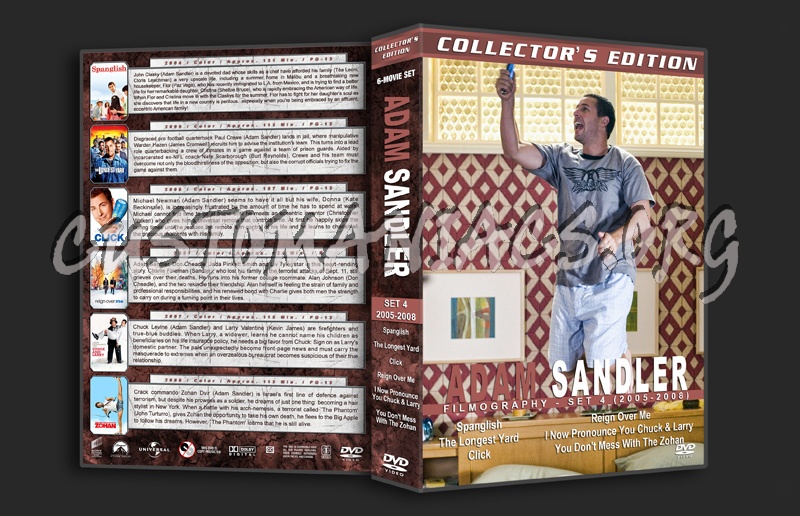 Adam Sandler Filmography - Set 4 (2005-2008) dvd cover