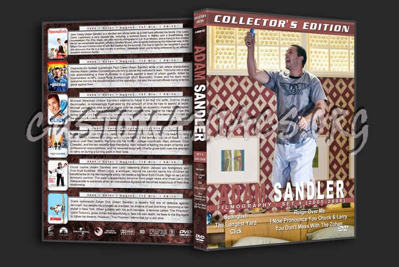 Adam Sandler Filmography - Set 4 (2005-2008) dvd cover