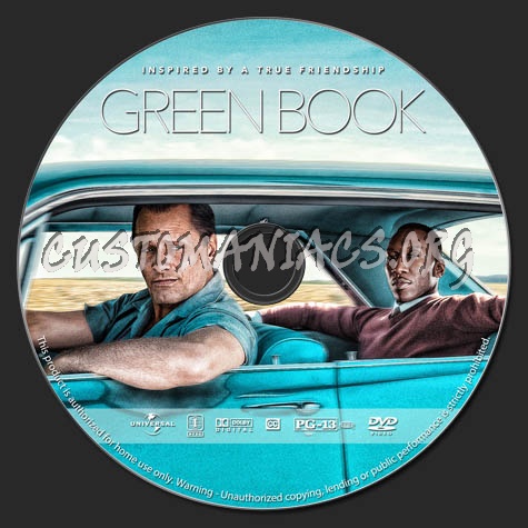 Green Book dvd label