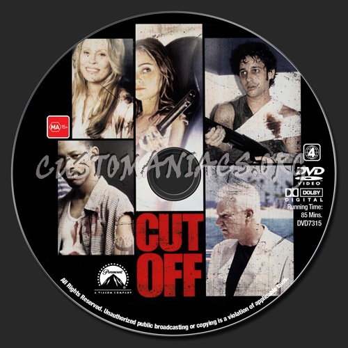 Cut Off dvd label