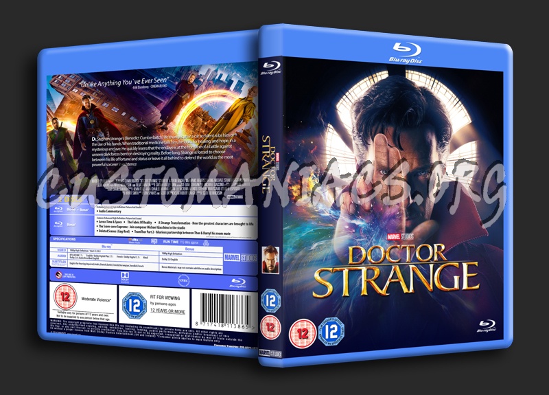 Doctor Strange blu-ray cover