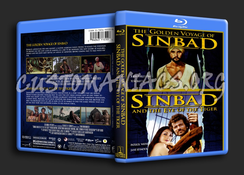 Sinbad Double Bill blu-ray cover