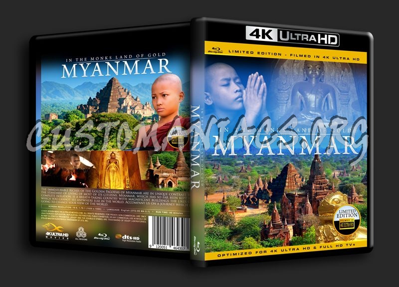 Myanmar 4K blu-ray cover