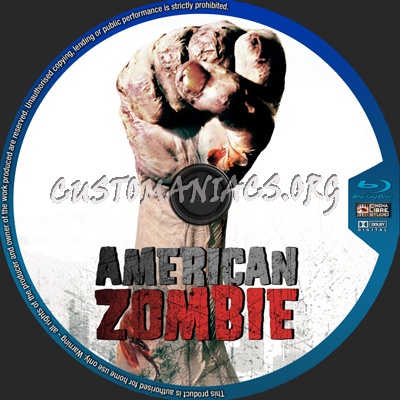 American Zombie blu-ray label