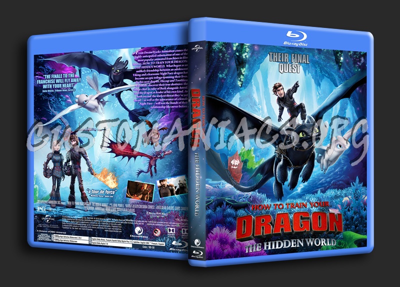 How To Train Your Dragon: The Hidden World dvd cover