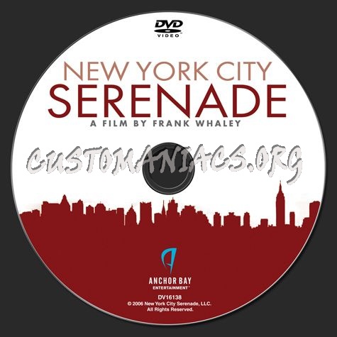 New York City Serenade dvd label