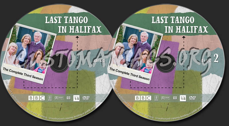 Last Tango in Halifax - Season 3 dvd label