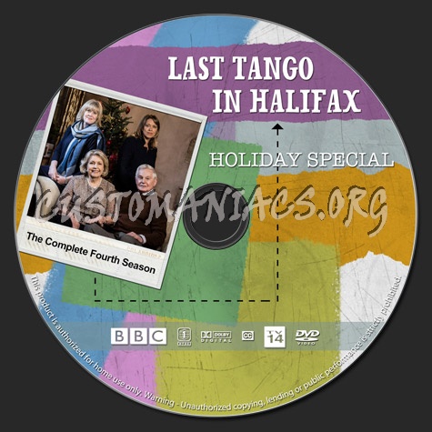 Last Tango in Halifax - Holiday Special dvd label