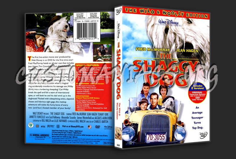 The Shaggy Dog dvd cover - DVD Covers & Labels by Customaniacs, id ...