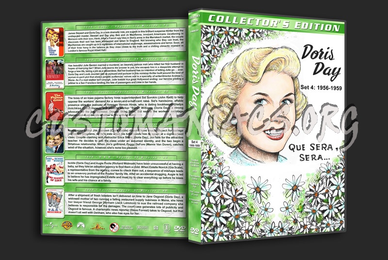 Doris Day Filmography - Set 4 (1956-1959) dvd cover