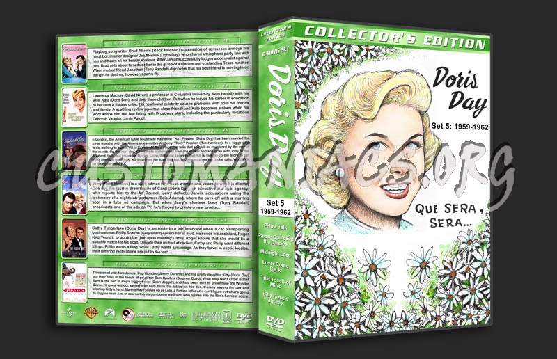 Doris Day Filmography - Set 5 (1959-1962) dvd cover