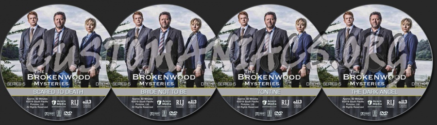 The Brokenwood Mysteries - Series 5 dvd label