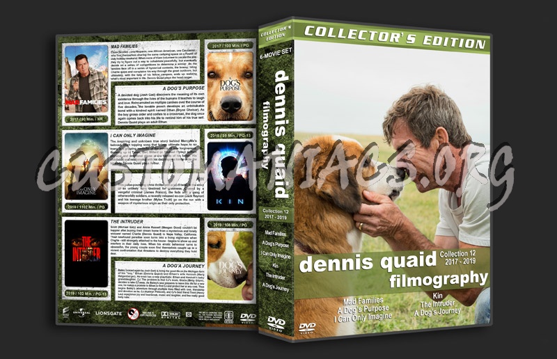 Dennis Quaid Filmography - Set 12 (2017-2019) dvd cover