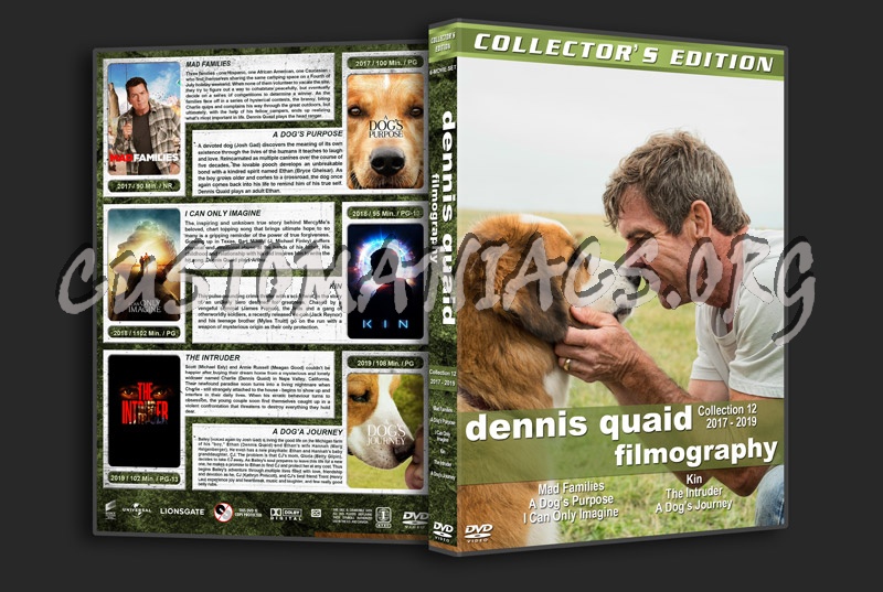 Dennis Quaid Filmography - Set 12 (2017-2019) dvd cover