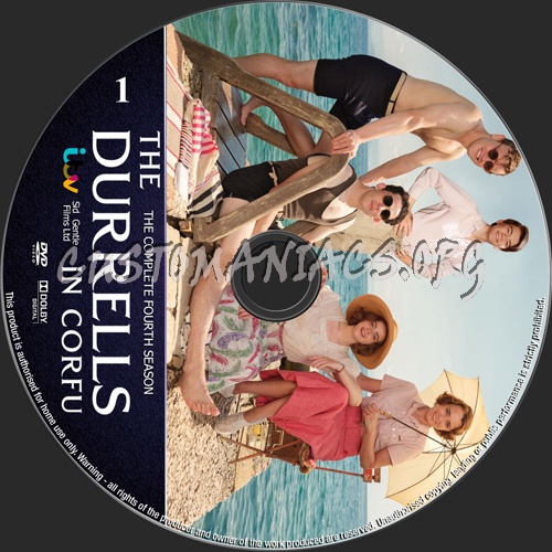 The Durrels Season 4 dvd label