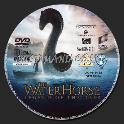 The Water Horse dvd label