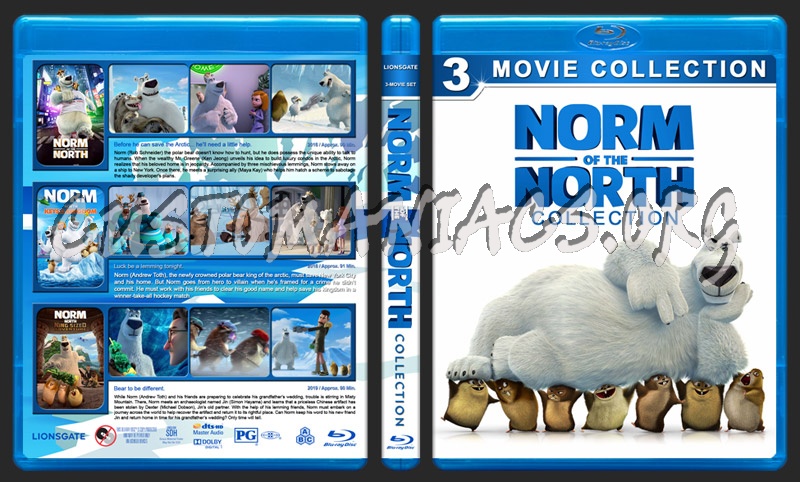 Norm of the North Collection blu-ray cover