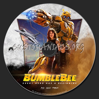 Bumblebee (2018) blu-ray label