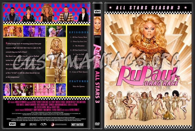 RuPaul's Drag Race - All Stars 3 dvd cover