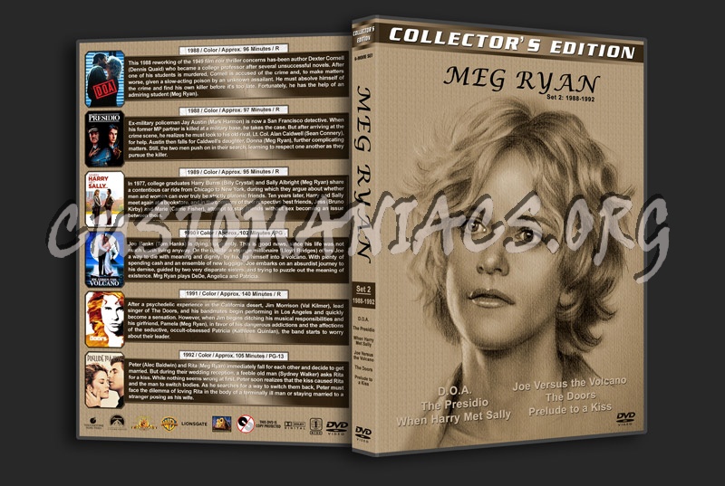 Meg Ryan Filmography - Set 2 (1988-1992) dvd cover