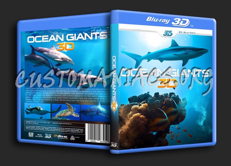 Ocean Giants 3D blu-ray cover