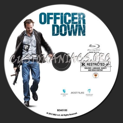 Officer Down blu-ray label