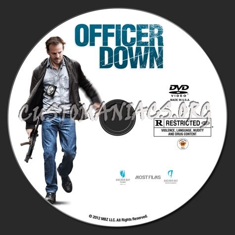 Officer Down dvd label