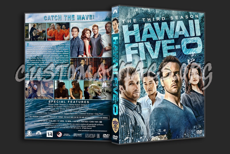 Hawaii Five-O - Seasons 1-8 dvd cover