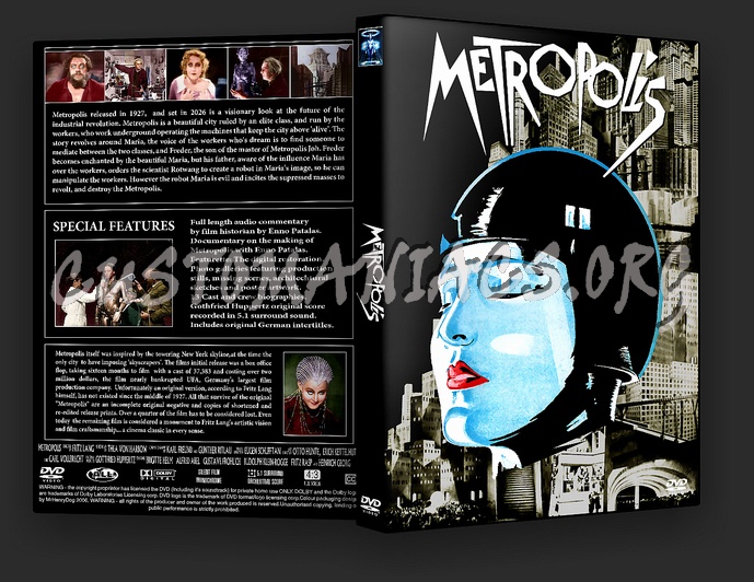 Metropolis dvd cover