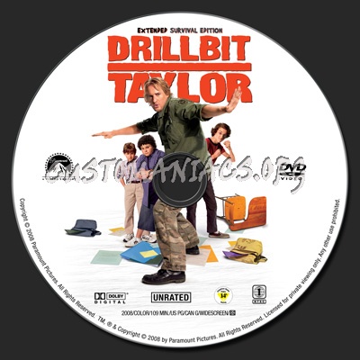 Drillbit Taylor dvd label