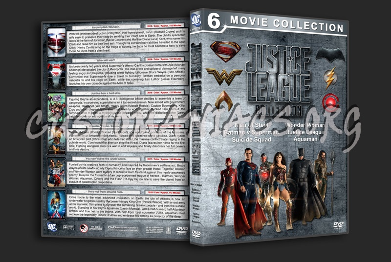 Justice League Collection dvd cover