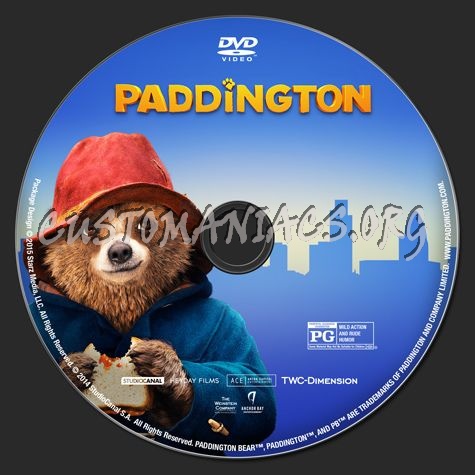 Paddington dvd label