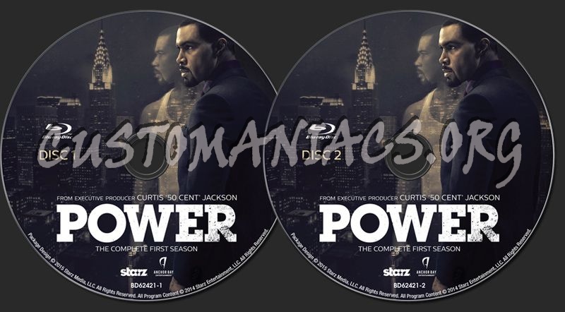 Power Season 1 blu-ray label