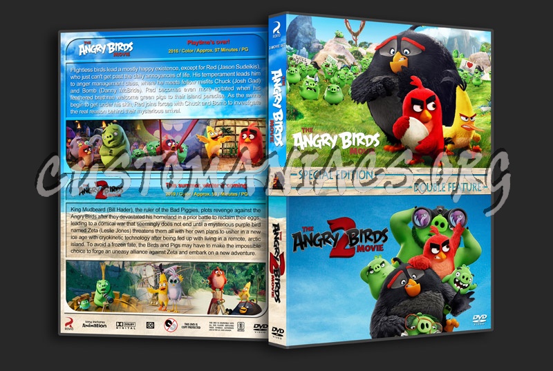 Angry Birds Double Feature dvd cover