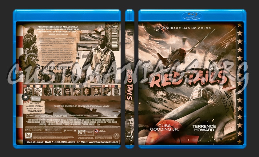 Red Tails blu-ray cover