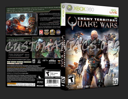 Enemy Territory Quake Wars dvd cover