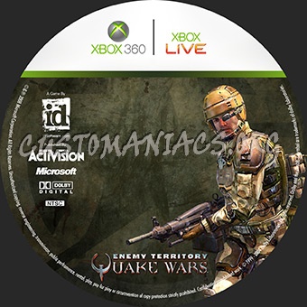 Enemy Territory Quake Wars dvd label - DVD Covers & Labels by ...