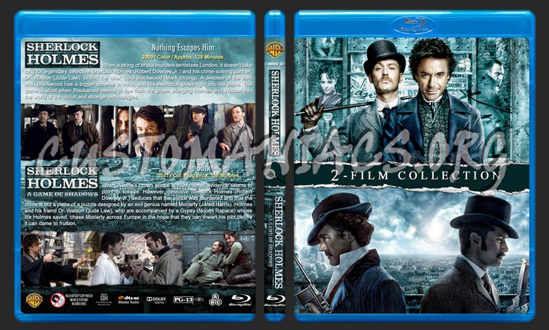 Sherlock Holmes Double Feature blu-ray cover