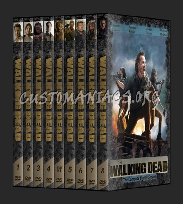 The Walking Dead 1-8 + Webisodes dvd cover