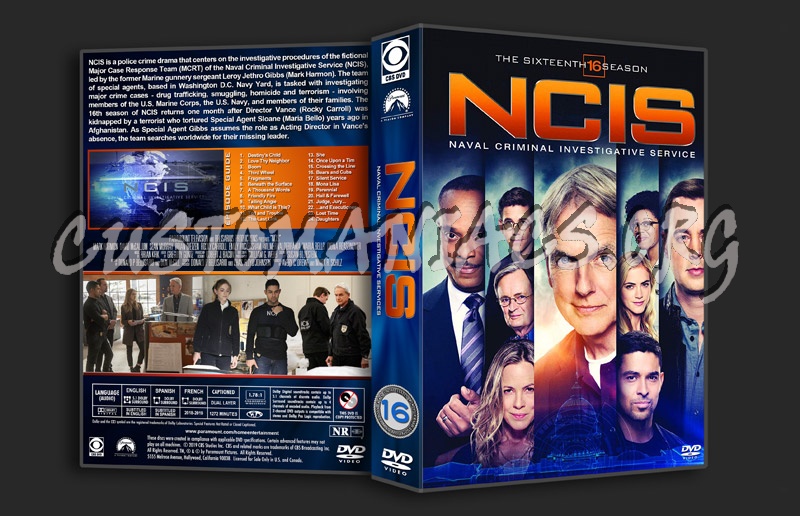 NCIS - Season 16 dvd cover