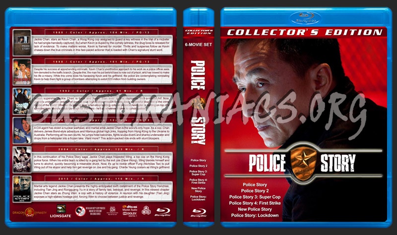 Police Story Collection (6) blu-ray cover