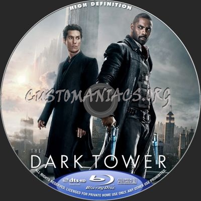 The Dark Tower blu-ray label