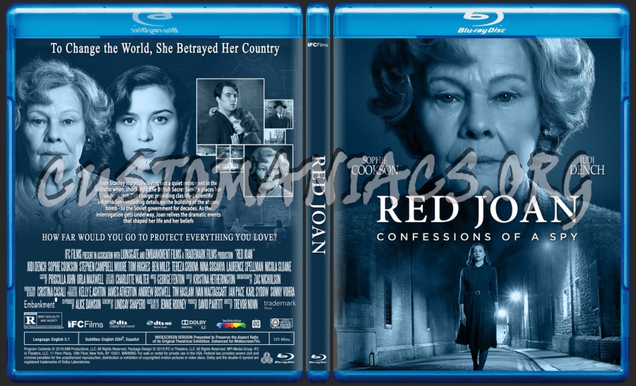 Red Joan blu-ray cover