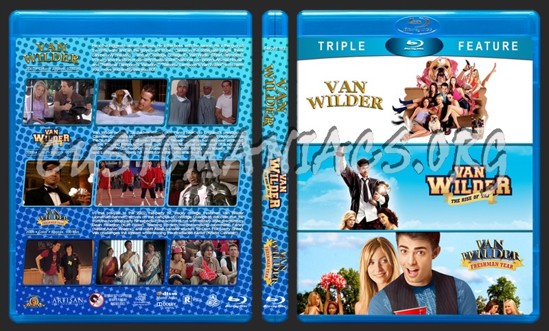 Van Wilder Triple Feature blu-ray cover