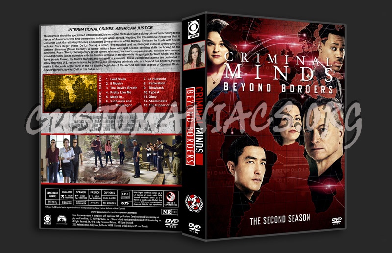 Criminal Minds: Beyond Borders - Season 2 dvd cover